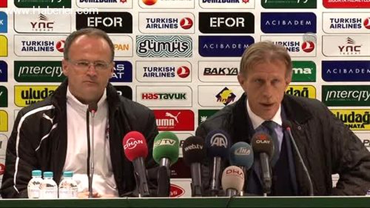Bursaspor-Medical Park Antalyaspor maçının ardından