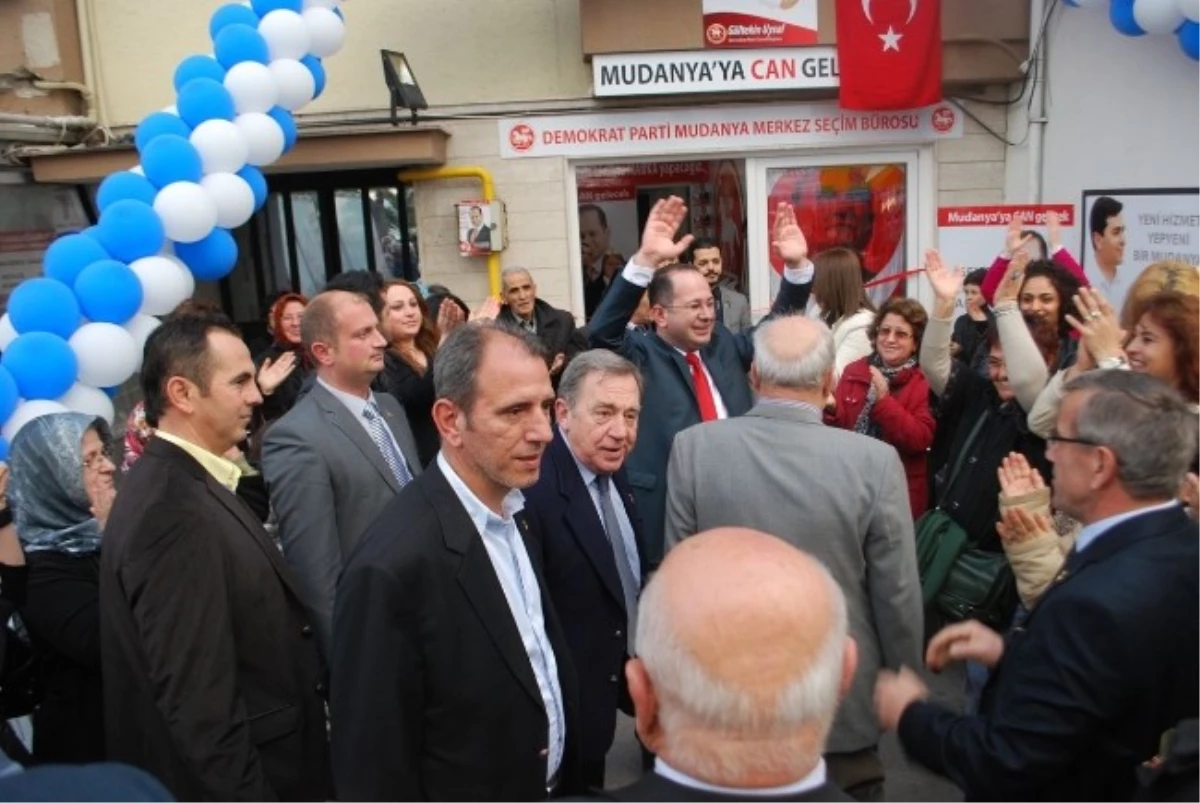 DP Mudanya Belediye Başkan Adayı Can Seçim Bürosu Açtı