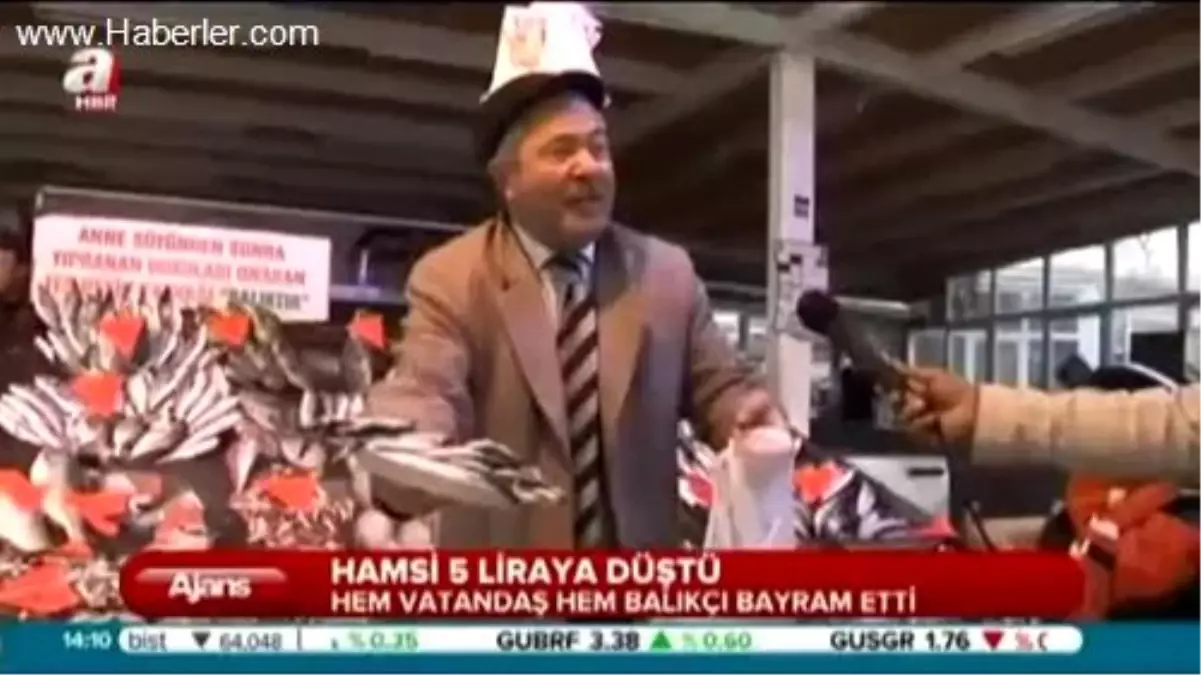 Hamsi 5 Liraya Düştü