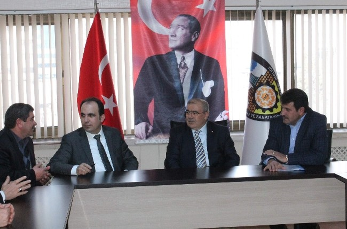 Milletvekili Üzülmez ve Başkan Altay\'dan Konesob\'a Ziyaret