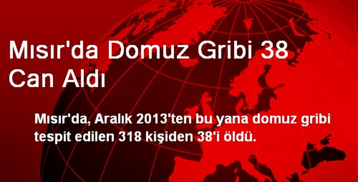 Mısır\'da Domuz Gribi 38 Can Aldı