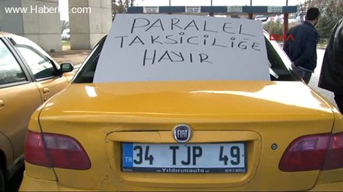 Otogar\'da Taksici Eylemi
