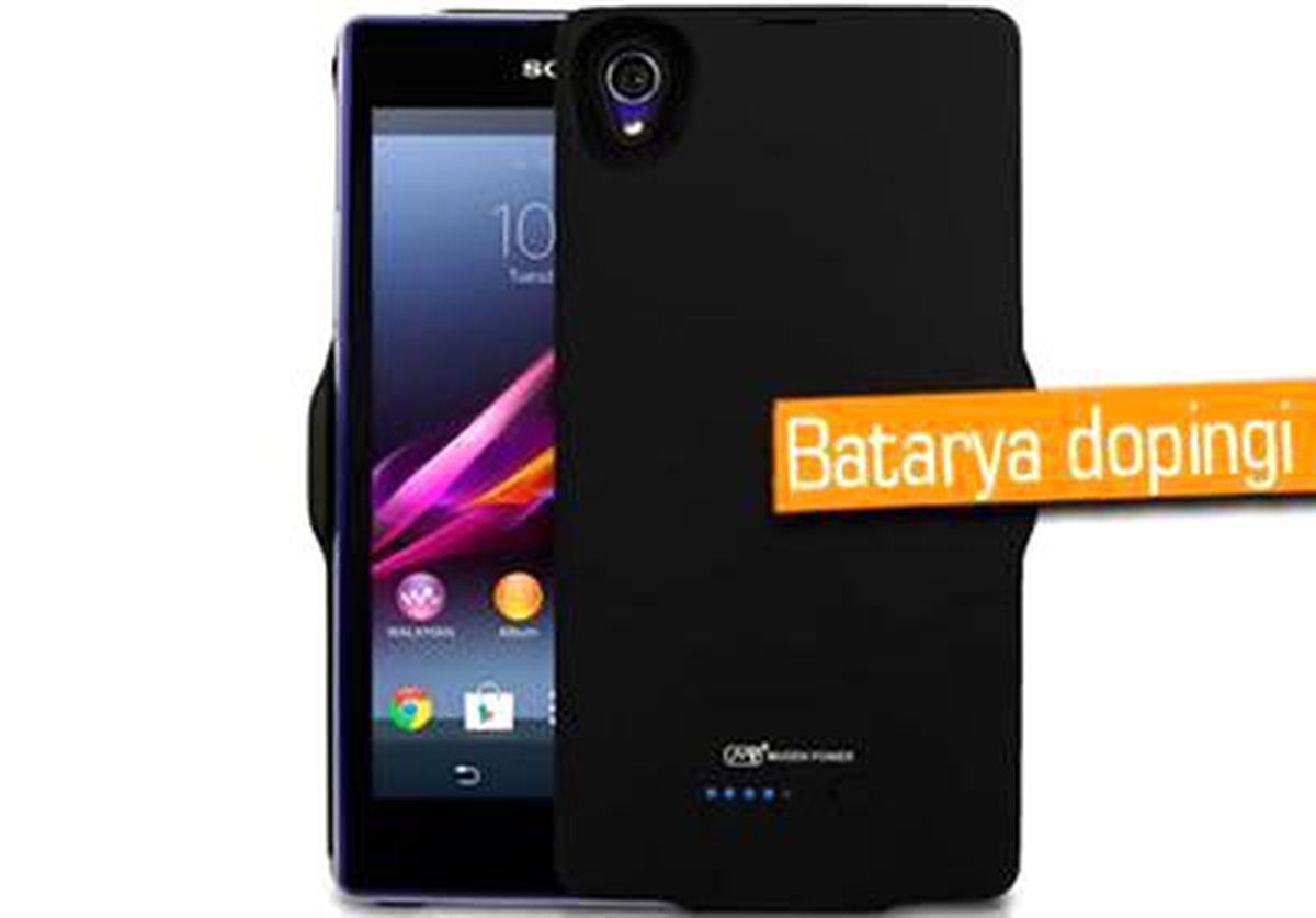 Sony Xperia Z1 İçin Bataryalı Kılıf