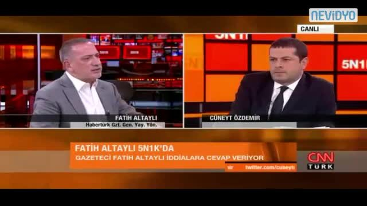 Fatih Altaylı CNN Türk Yayınına Katıldı