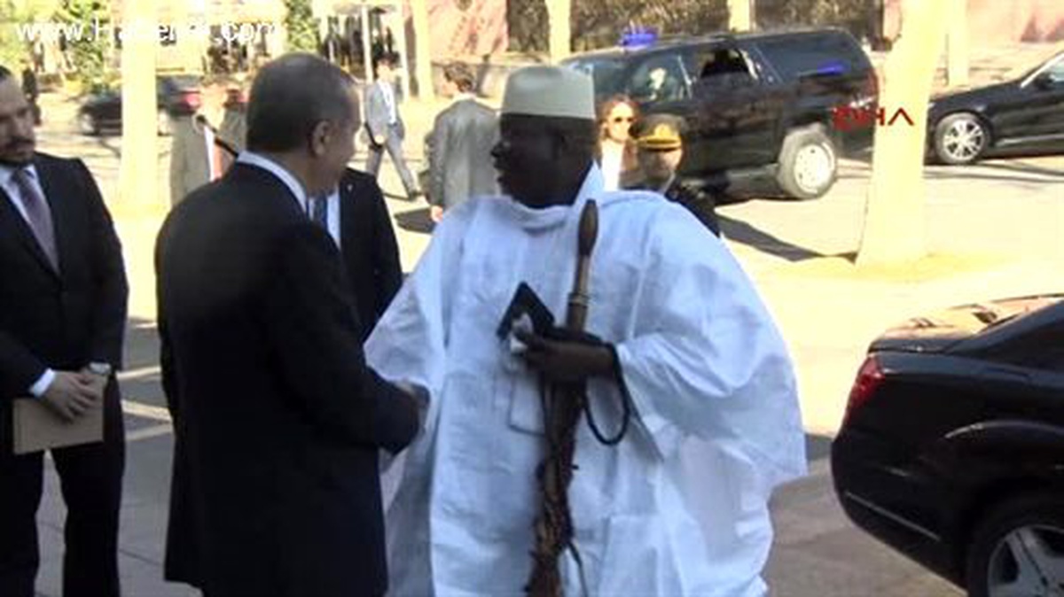 Başbakan Erdoğan, Gambiya Cumhurbaşkanı Jammeh Görüştü