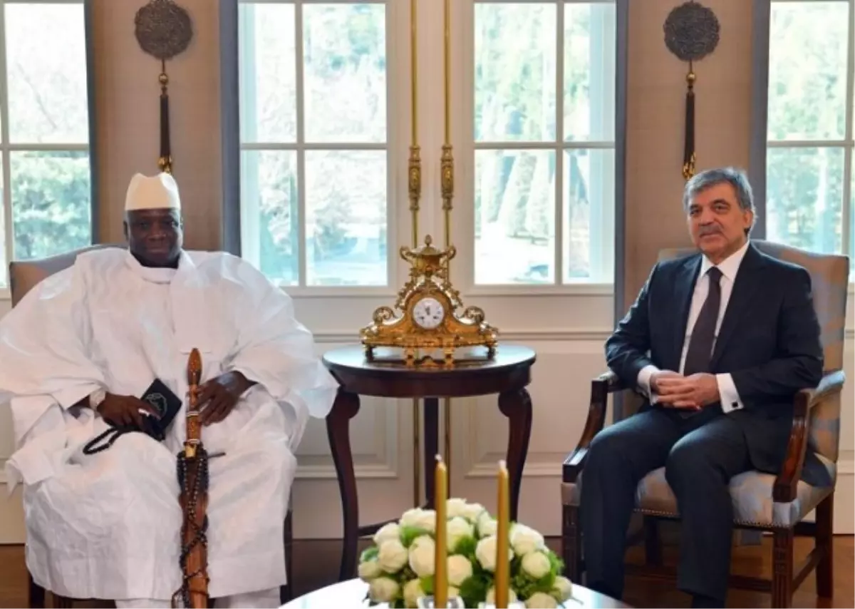 Gambıya Cumhurbaşkanı Jammeh\'a Karşılama Töreni