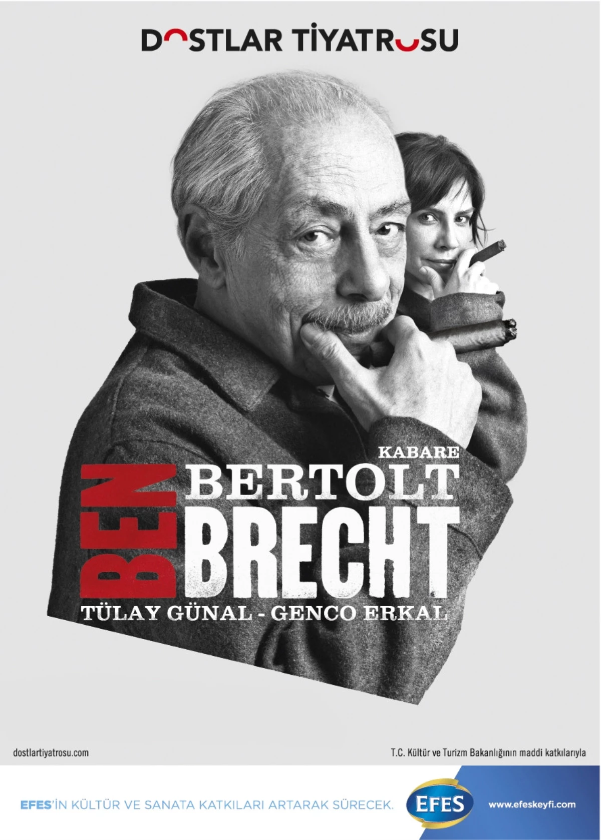 Genco Erkal ve Tülay Günal\'dan "Yaşamaya Dair" ile "Ben Bertolt Brecht"