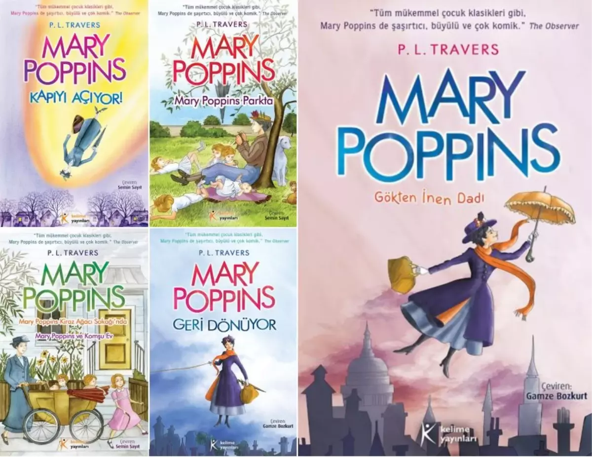 Gökten İnen Dadı Mary Poppins\'in Kitapları