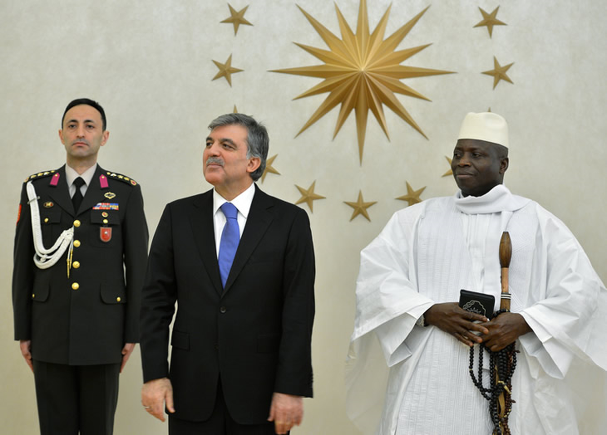 Gül, Jammeh onuruna yemek verdi (1) -