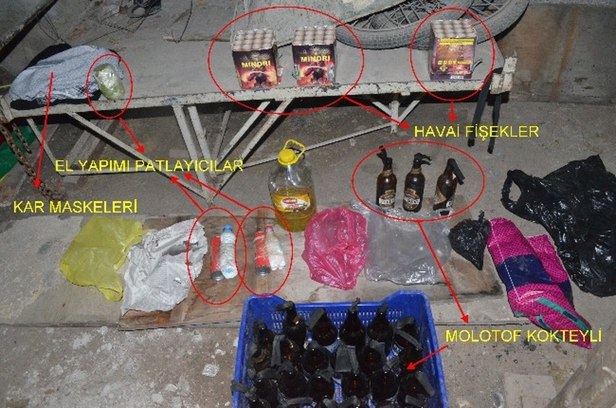 Mersin\'de Patlayıcı Ele Geçirildi