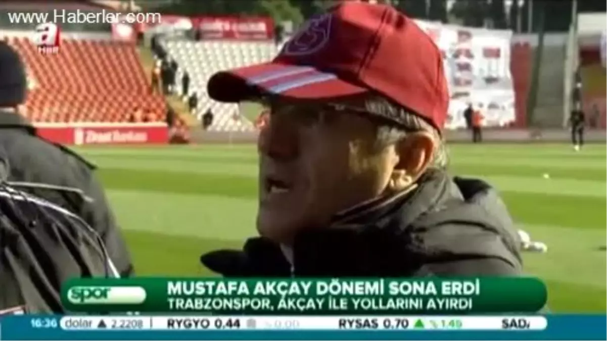 Trabzonspor\'da Akçay Dönemi Sona Erdi