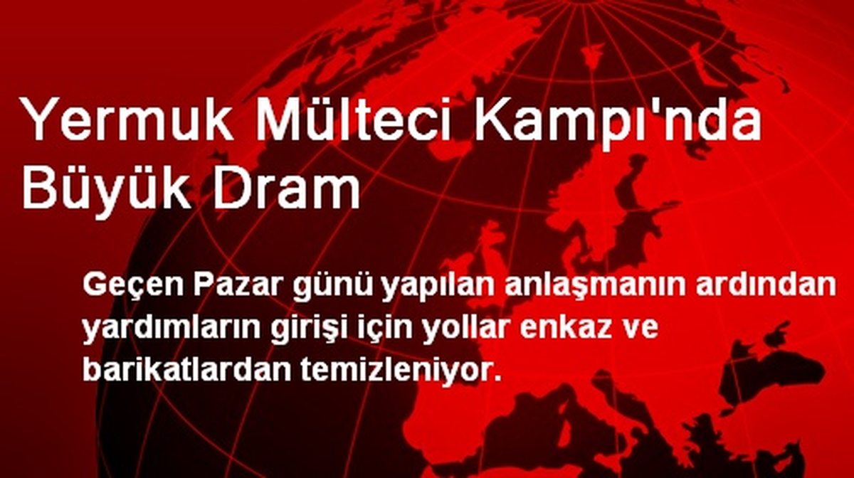 Yermuk Mülteci Kampı\'nda Büyük Dram
