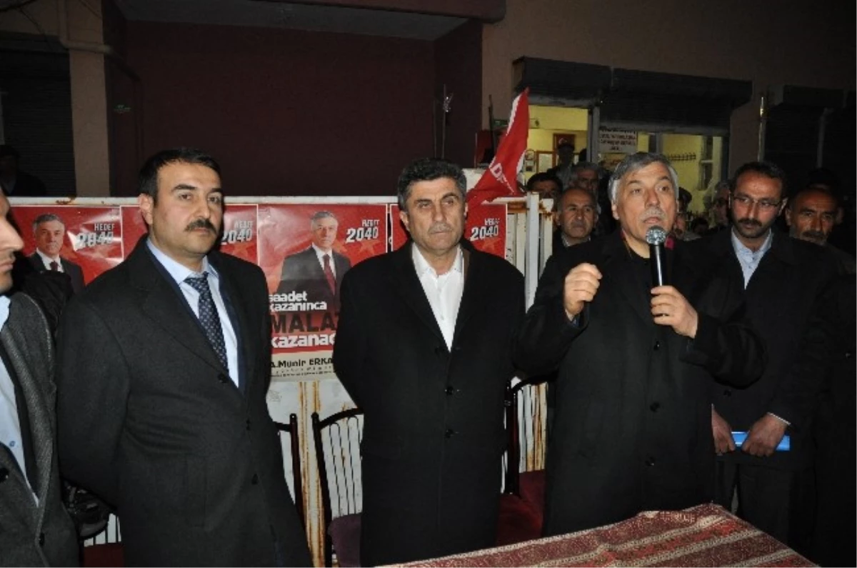 Saadet Partisi, Yeşiltepe\'de Mahalle Toplantısı Yaptı