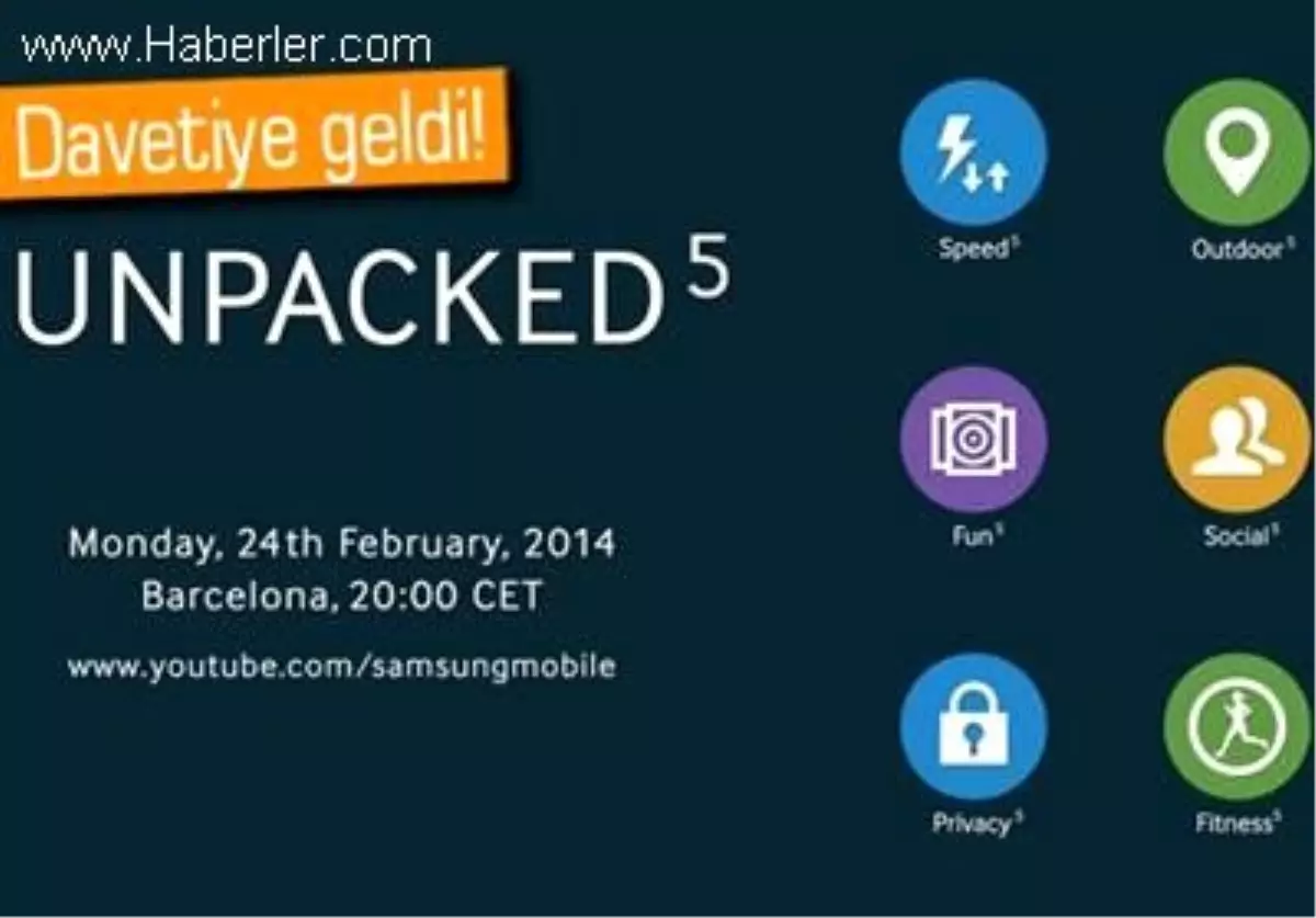 Samsung\'tan Unpacked 5 Etkinlik Davetiyesi Geldi