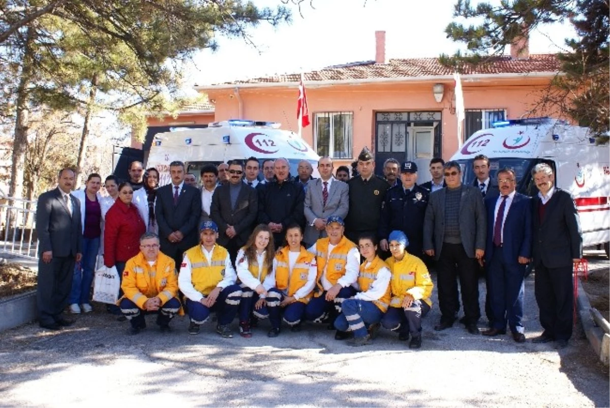 Seyitgazi 112 Acil Servis\'e Yeni Ambulanslar