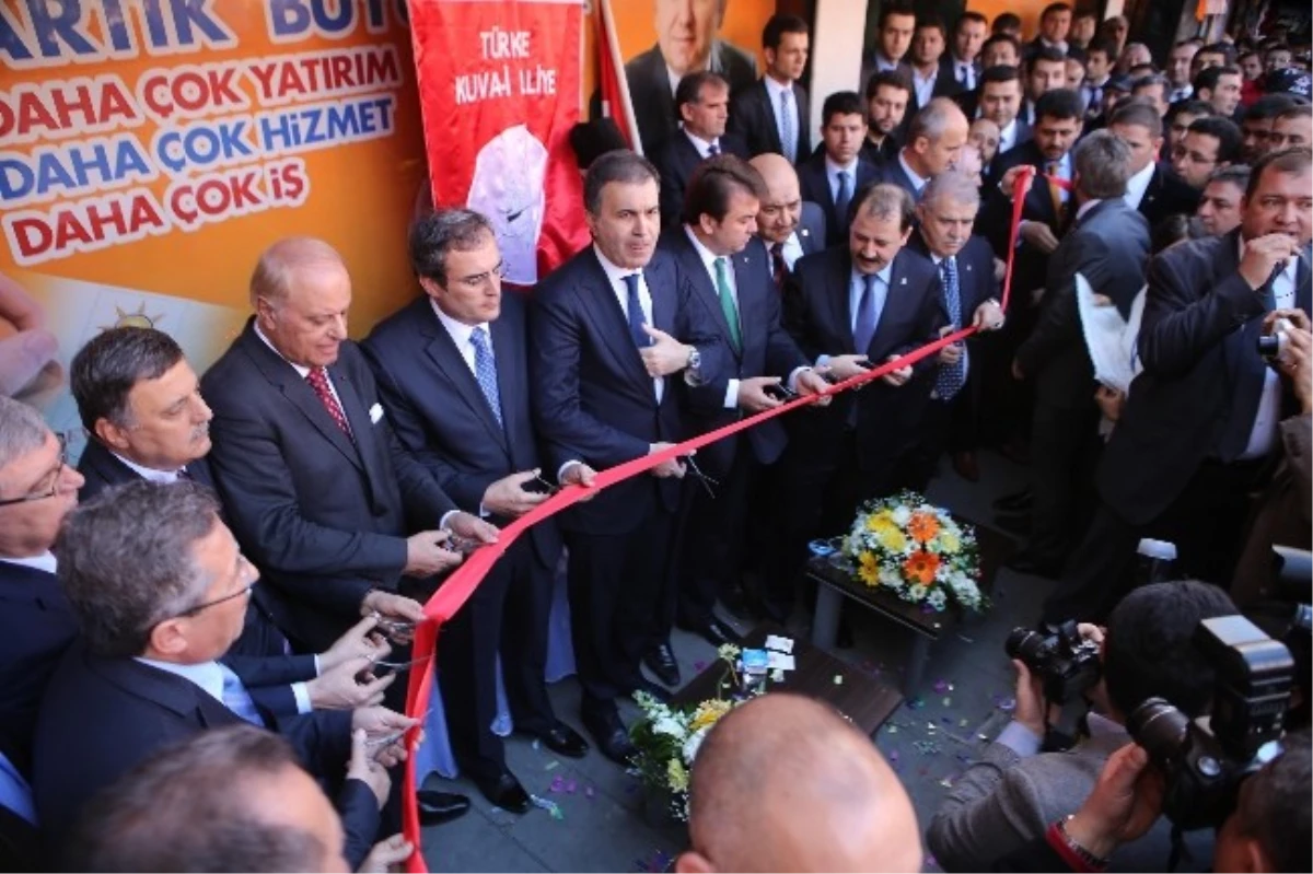 Bakan Çelik Kahramanmaraş\'ta Seçim Bürosu Açtı