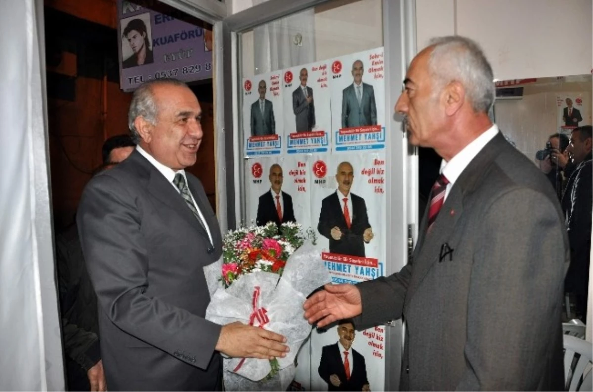 Başkan Sel, MHP Seçim Bürosunu Ziyaret Etti