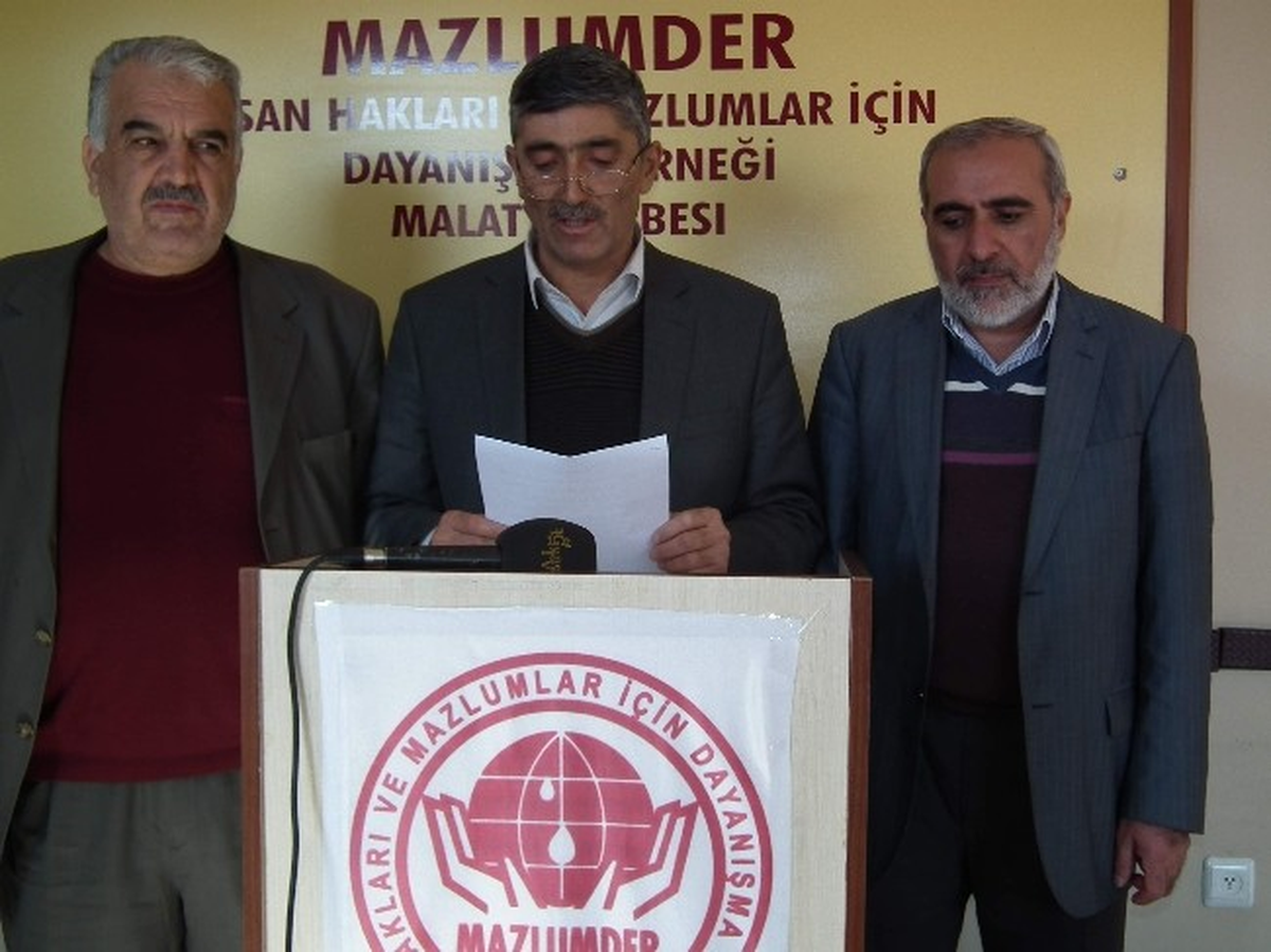 Bursa Bildirisine Mazlum Der Malatya Şubesi\'nden Destek