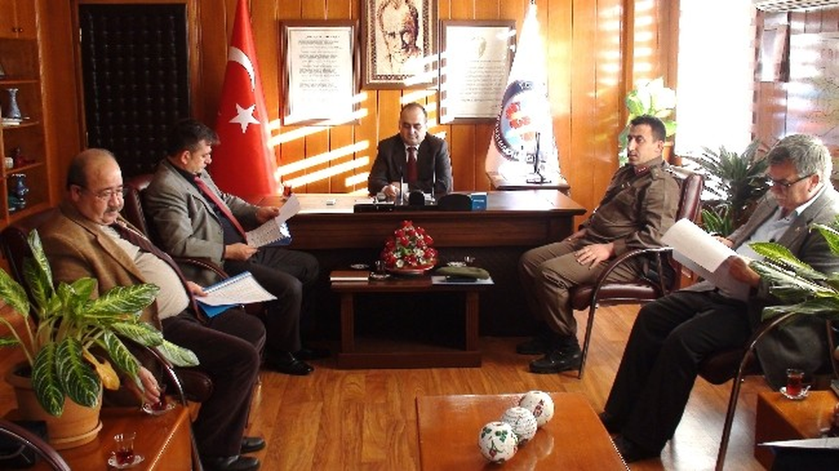 Gediz\'de Seçim Güvenliği Toplantısı Yapıldı