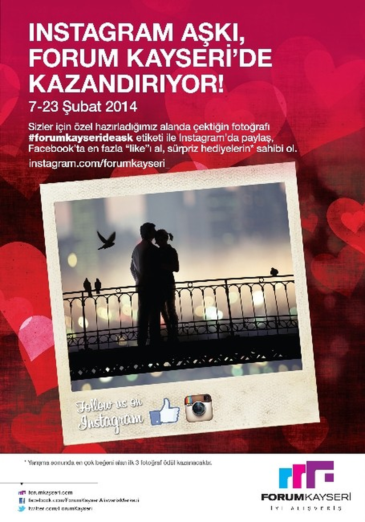 Instagram Aşkı Forum Kayseri\'de Kazandırıyor