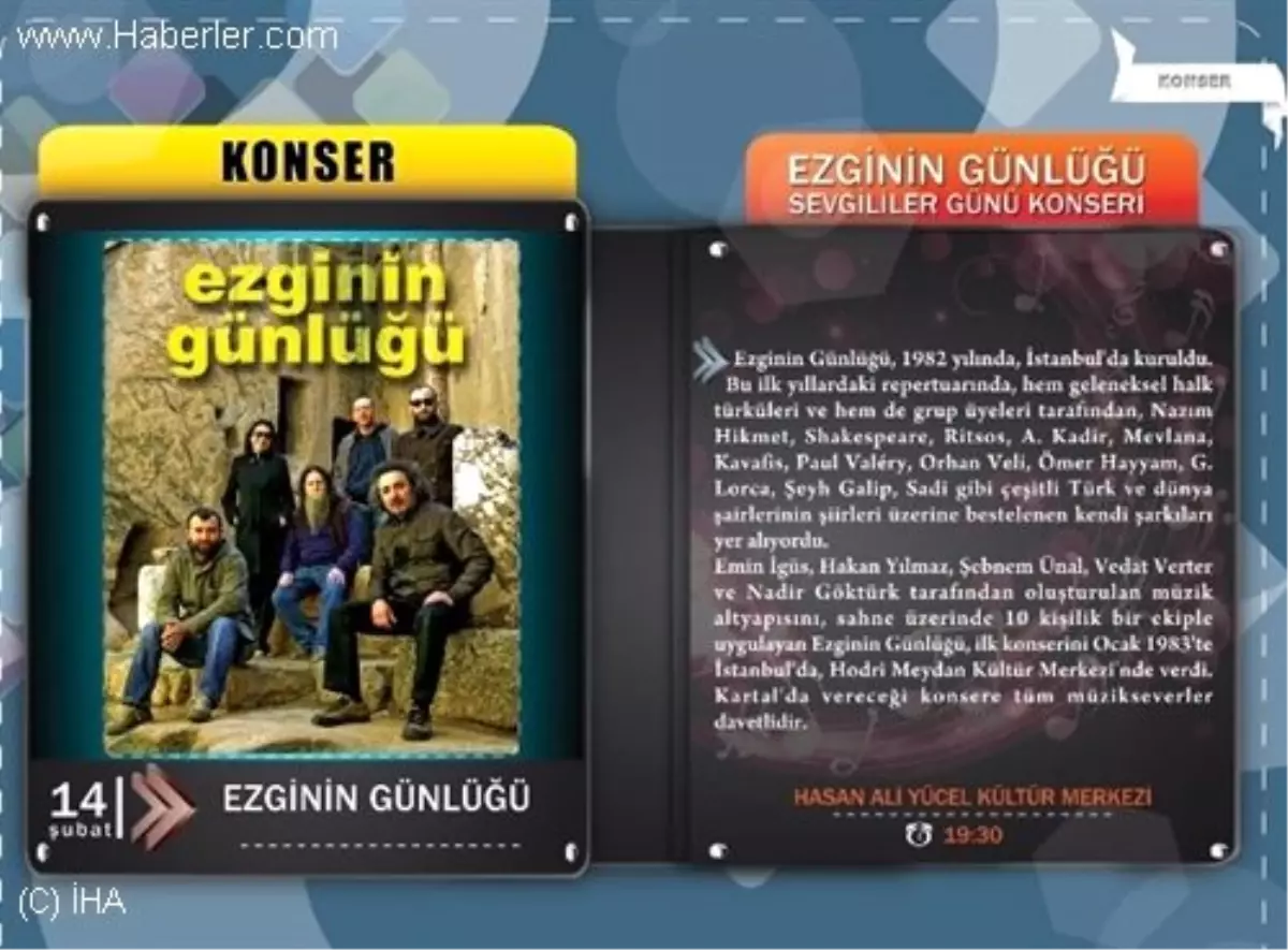 Kartallı\'lara Sevgililer Günü Hediyesi "Ezginin Günlüğü"