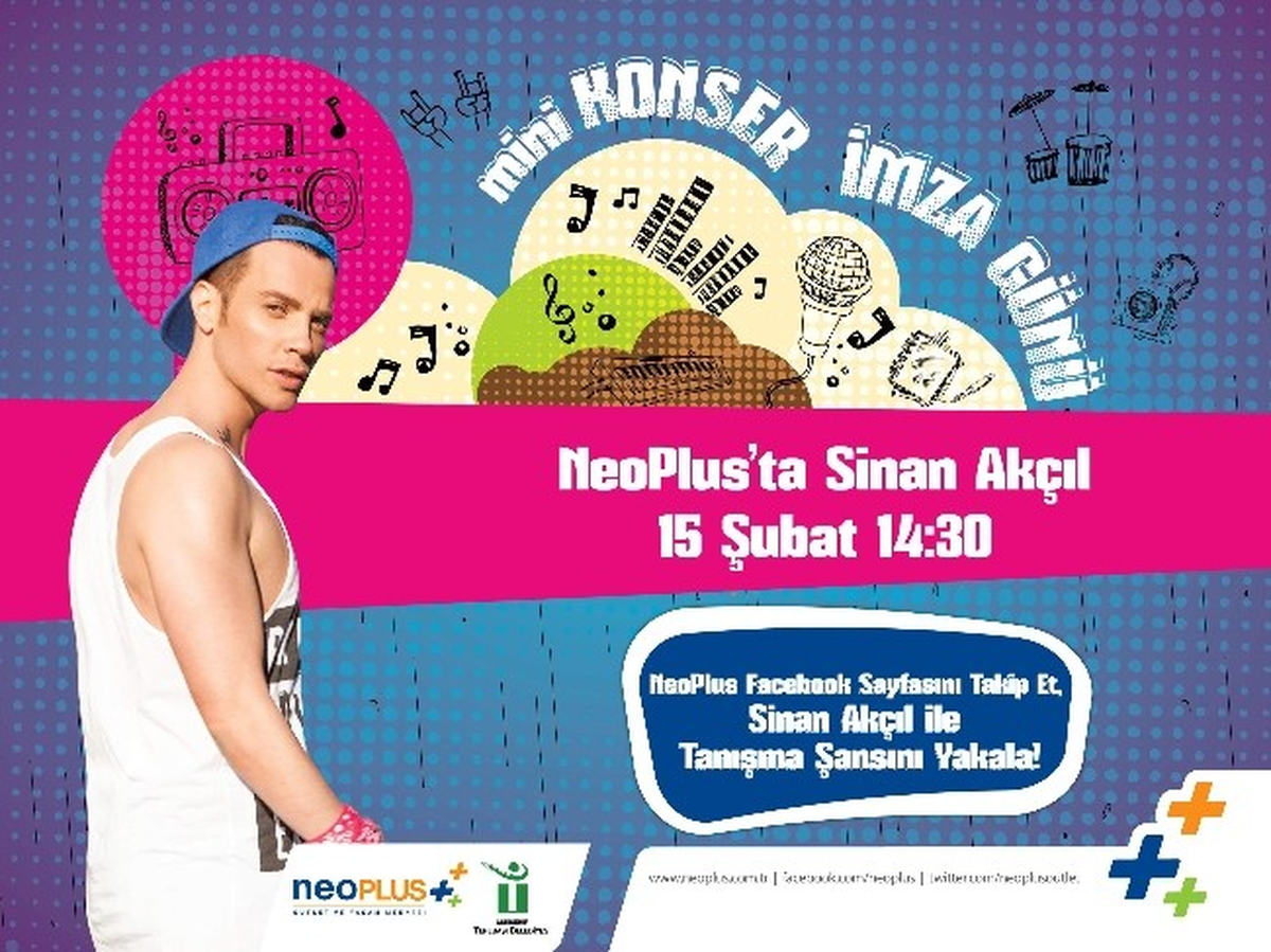 Sinan Akçıl Neoplus Outlet\'e Geliyor