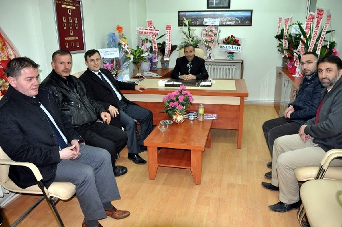 Suşehri Kaymakamı Perçi, Oda Başkanlarını Ziyaret Etti