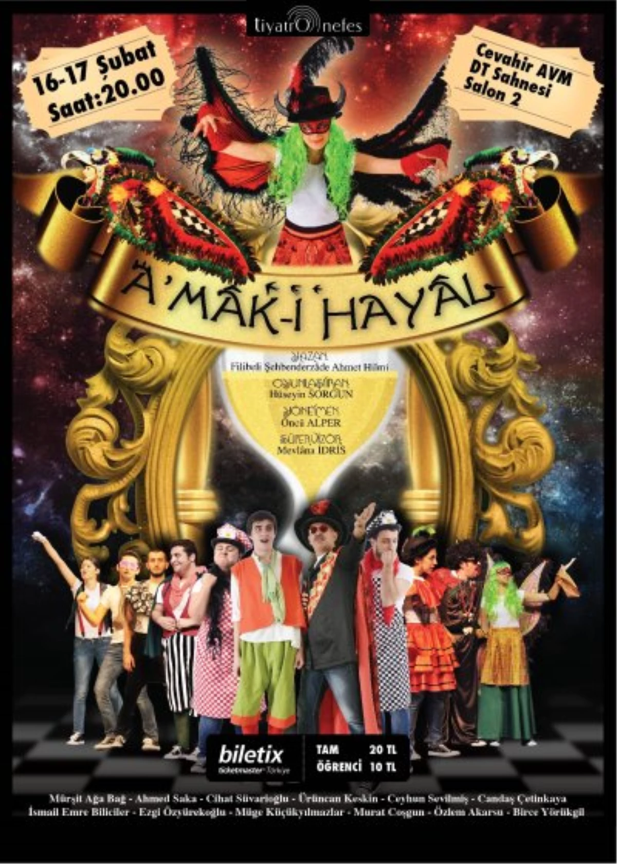 "AMAK- ıHayal" Cevahir Devlet Tiyatrosu Sahnesi\'nde