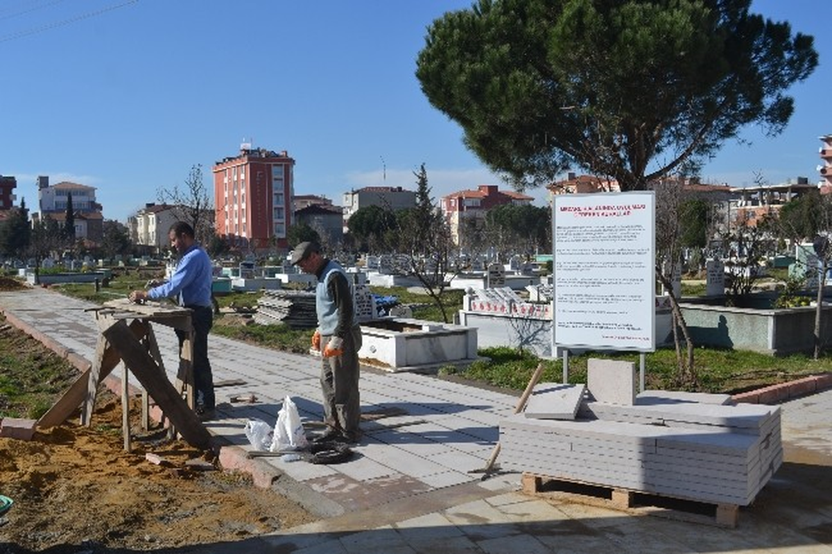 Çerkezköy Bahçeli Mezarlığı\'na Yeni Çehre