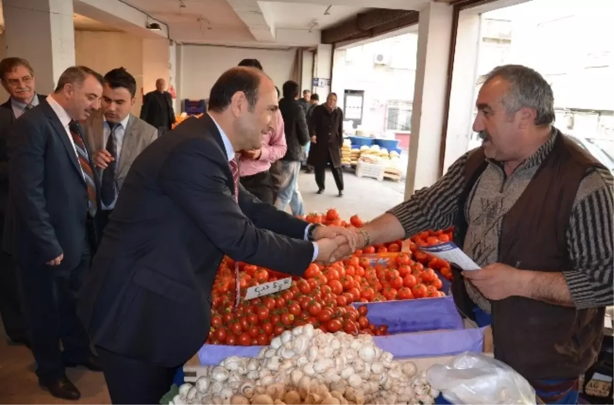 Edebali Pazarın Nabzını Tuttu