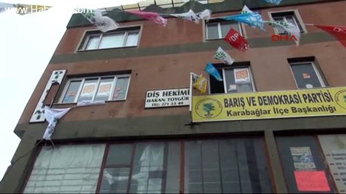 HDP Seçim Bürosuna Yumurtalı Saldırı
