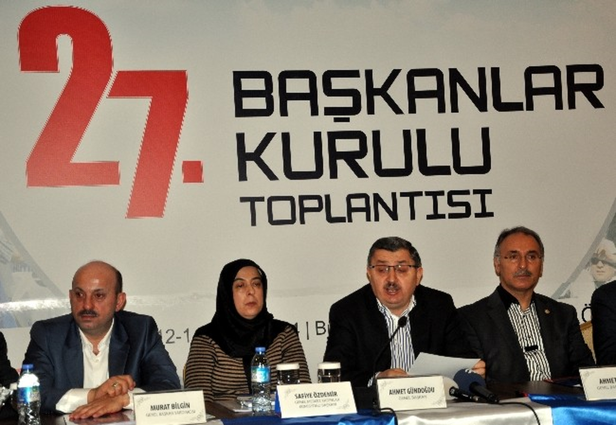 Memur-Sen Genel Başkanı Ahmet Gündoğdu Bolu\'da