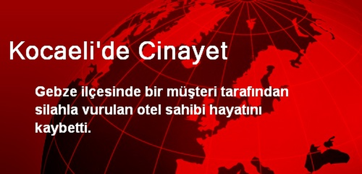 Kocaeli\'de Cinayet