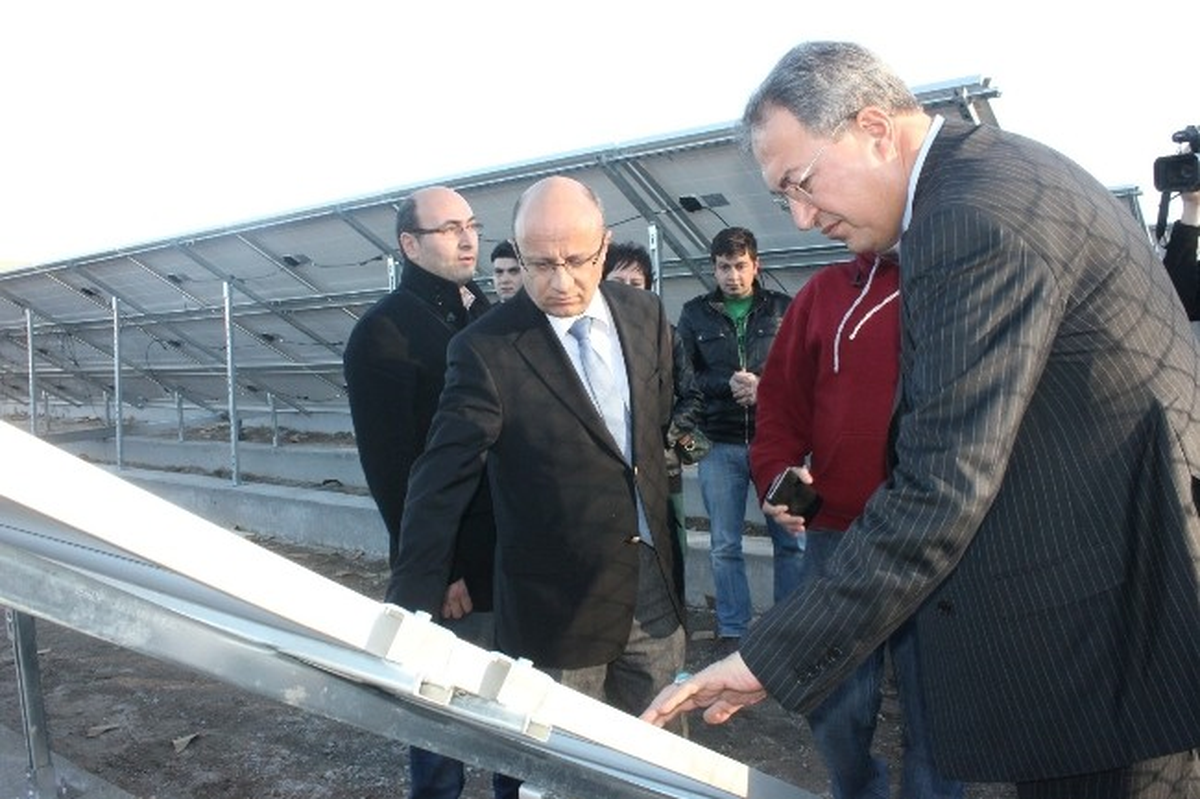 Ünver, Montaj Çalışmalarını Yerinde İnceledi