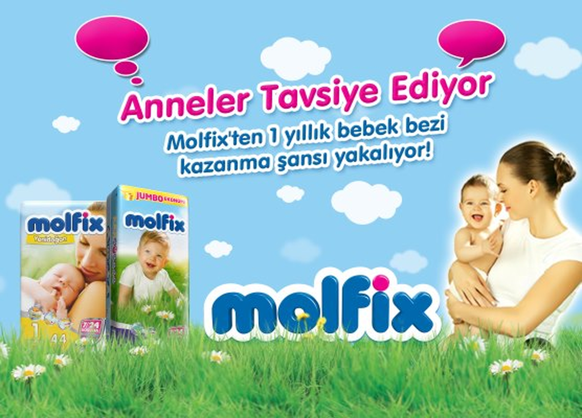 Anneler, Molfix\'i Facebook\'ta da Tavsiye Ediyor