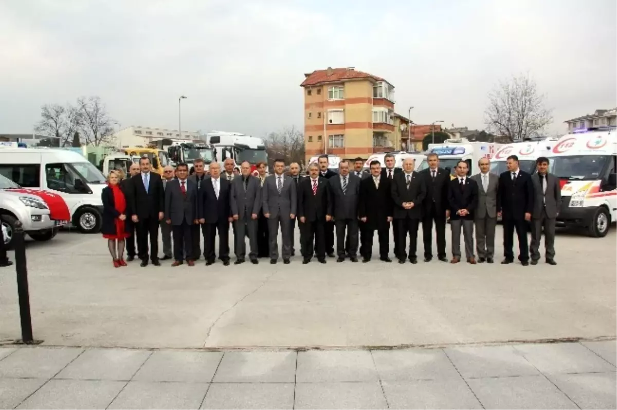 Bartın\'da 6 Yeni Araç İçin Teslim Töreni Yapıldı