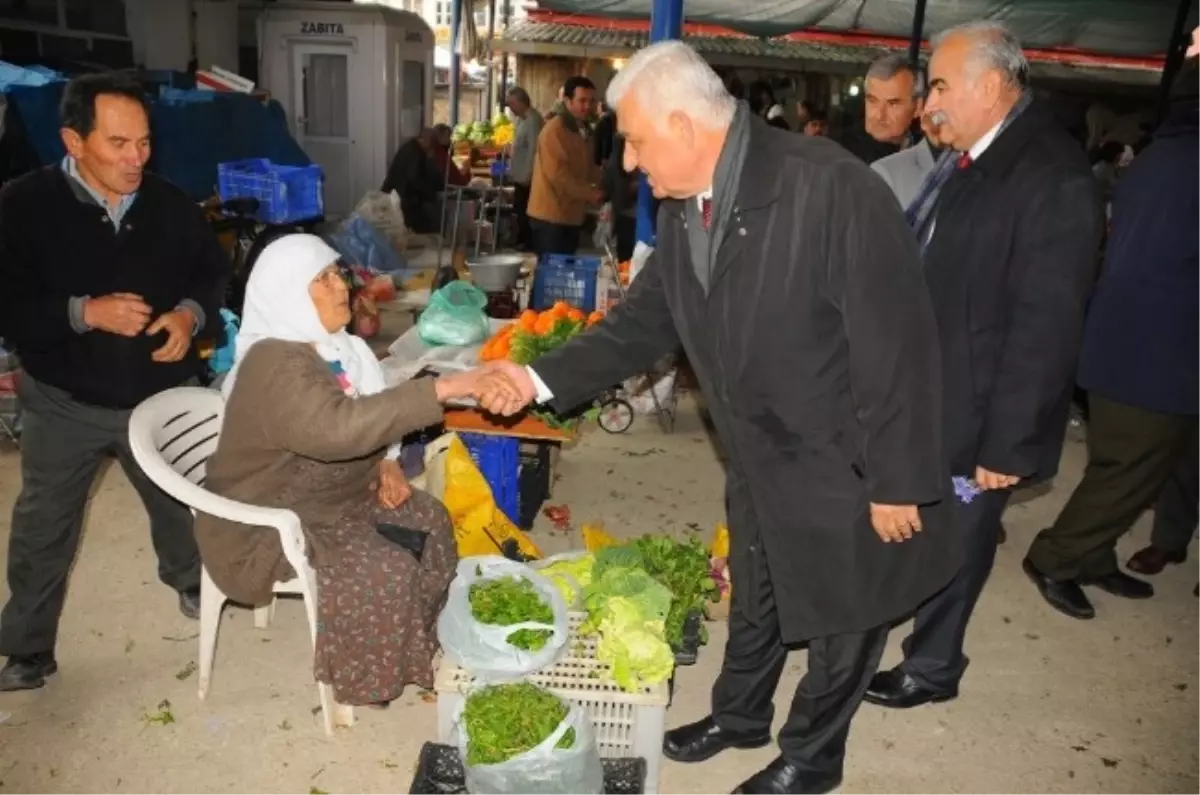 Başkan Gürün Seçim Çalışmalarını Ula\'da Devam Etti