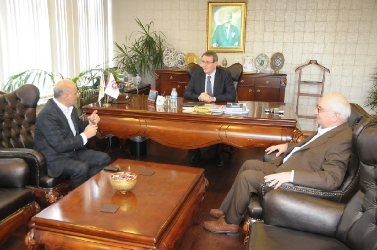 Çaykent Belediye Başkanı Kazancı, Murzioğlu\'nu Ziyaret Etti