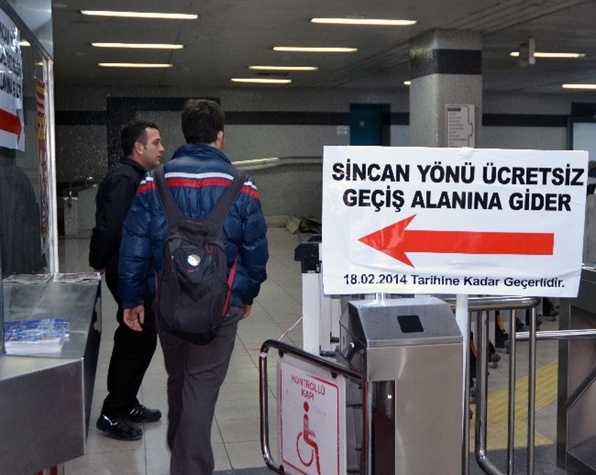 Batıkent-Sincan Metrosu Yoğun İlgi Gördü