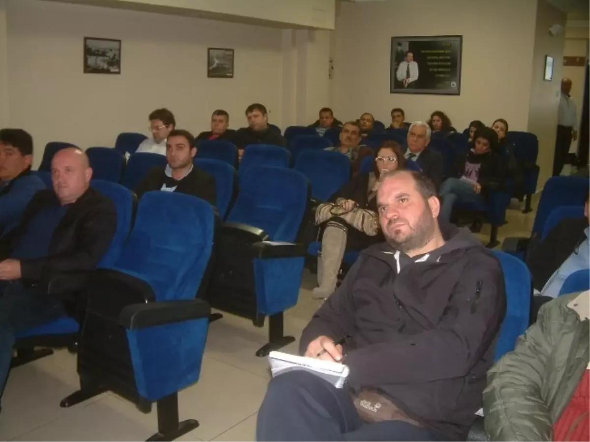 Burhaniye\'de İş Adamlarına İş Güvenliği Semineri