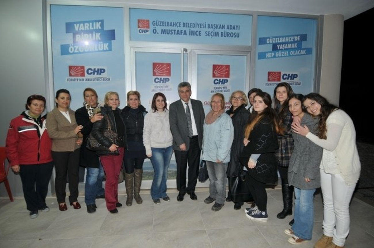 Güzelbahçe\'de İnce\'nin Seçim Büroları Hazır
