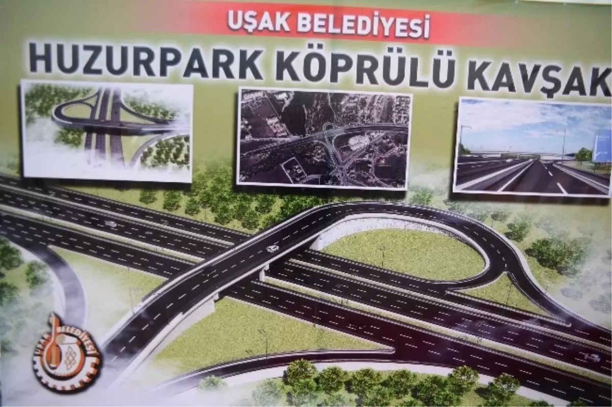 Huzurpark\'a Köprülü Kavşak Yapılıyor