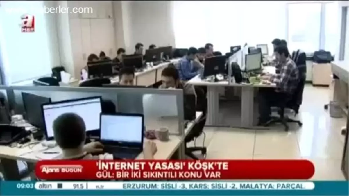 İnternet Yasası Köşk\'te