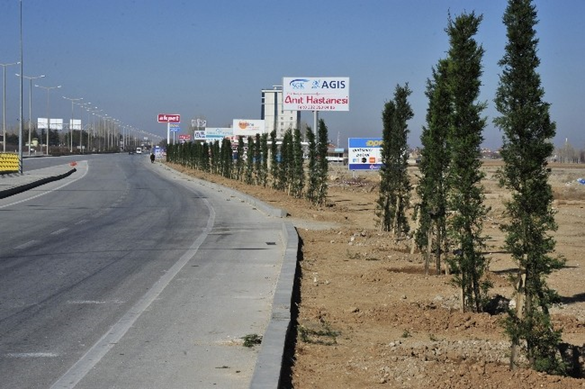 Karaman Belediyesi\'nde Ağaçlandırma Çalışmaları