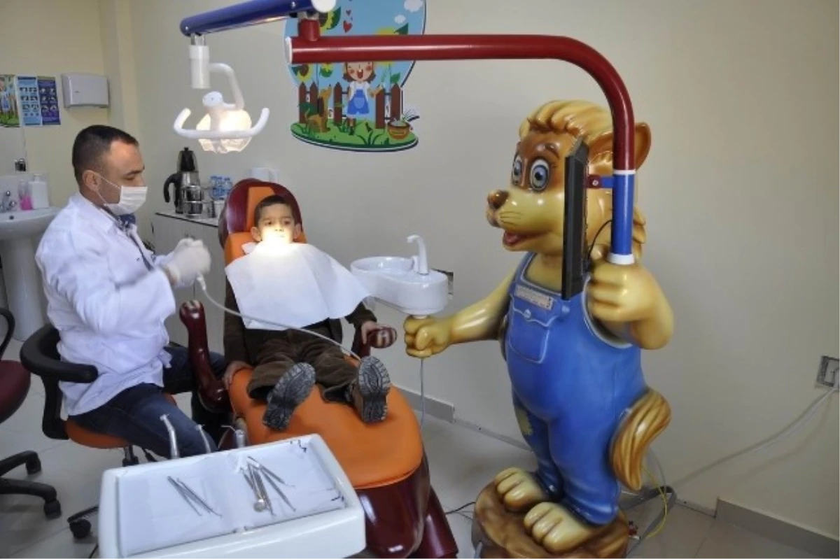 Nevşehir Ağız ve Diş Sağlığı Merkezi\'nde Çocuk Kliniği\'ne Çocuklar İçin Diş Ünitesi Alındı