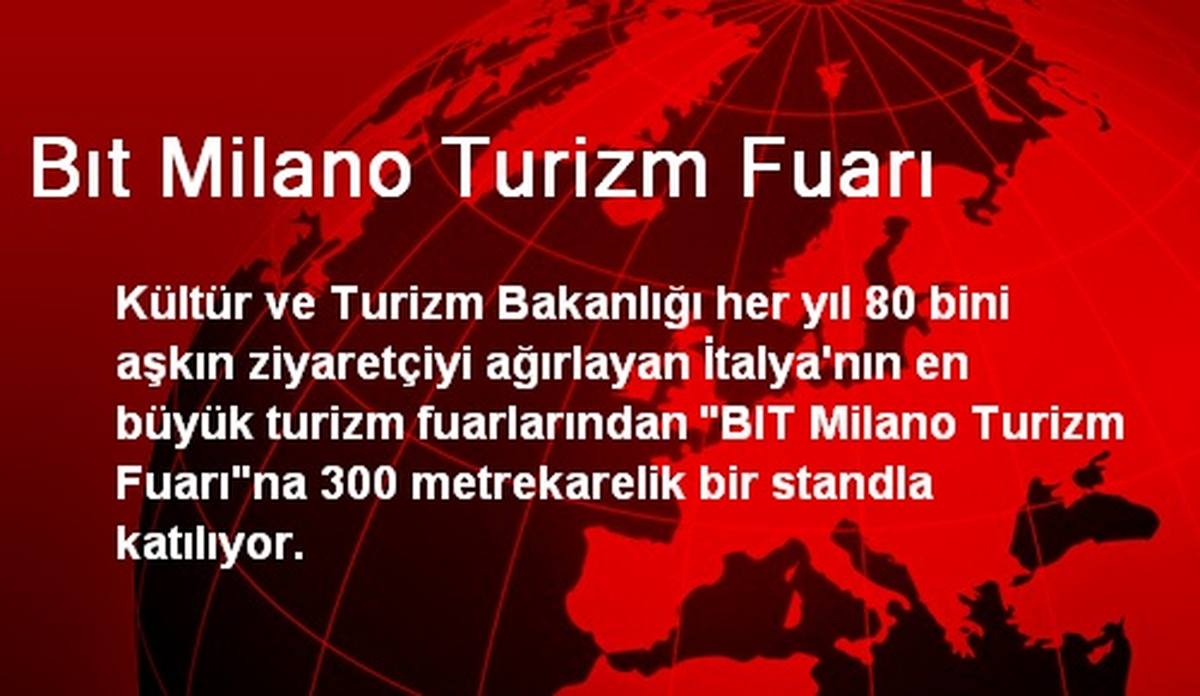 Bıt Milano Turizm Fuarı