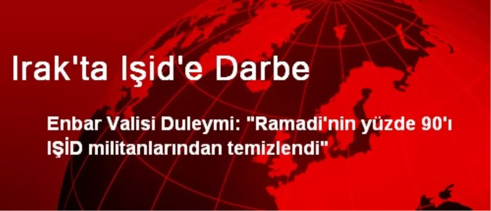 Irak\'ta IŞİD\'e Darbe