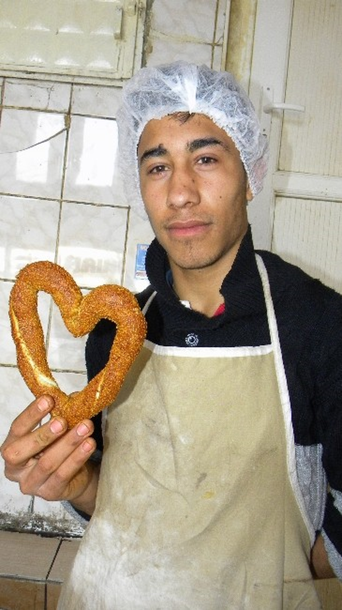 Özel Haber) Sevgililer Gününe Özel Kalpli Simit