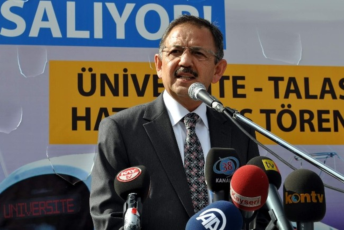 Raylı Sistemin Üniversite-Talas Hattı Açıldı
