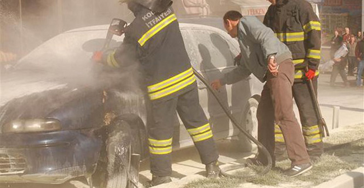 Satın Aldığı Gün Otomobili Yandı